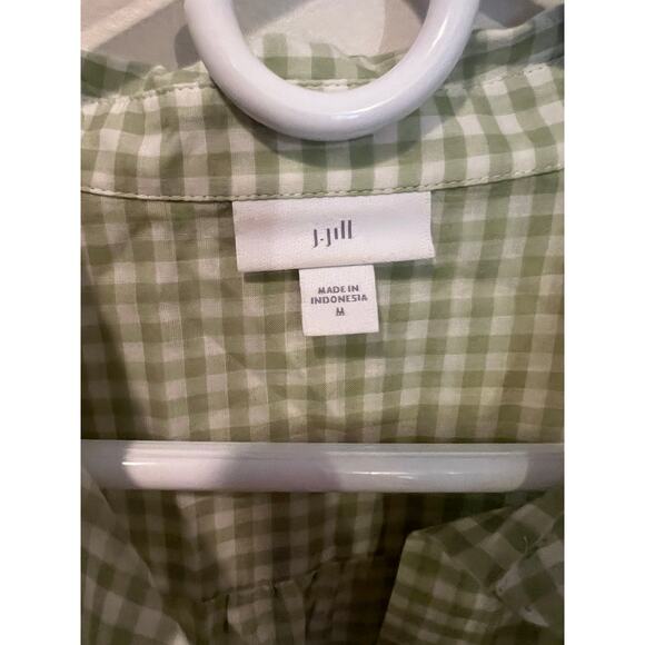 J.Jill Gingham Button Up - Picture 4 of 4